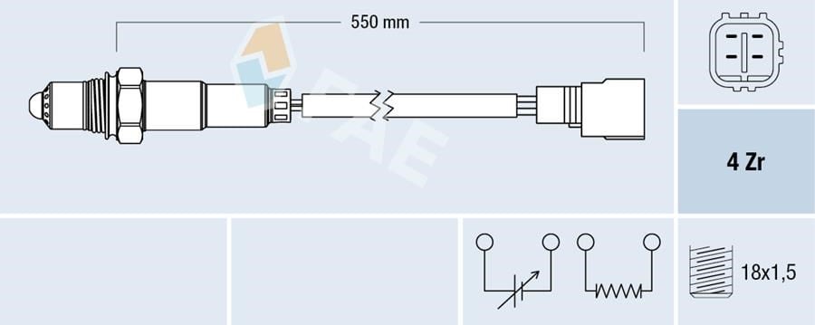 Toyota Corolla Oksijen Sensörü Ön FAE