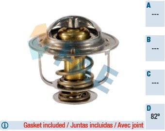 Toyota Termostat 82 C Contalı FAE