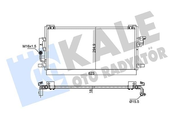 Toyota Corolla Klima Kondenseri KALE-RADYATOR