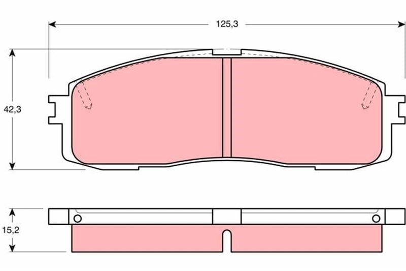 Toyota Corona Arka Ön Disk Balatası TRW