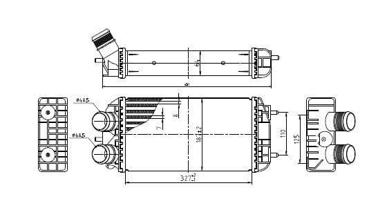 Opel Corsa Intercooler RADISEN
