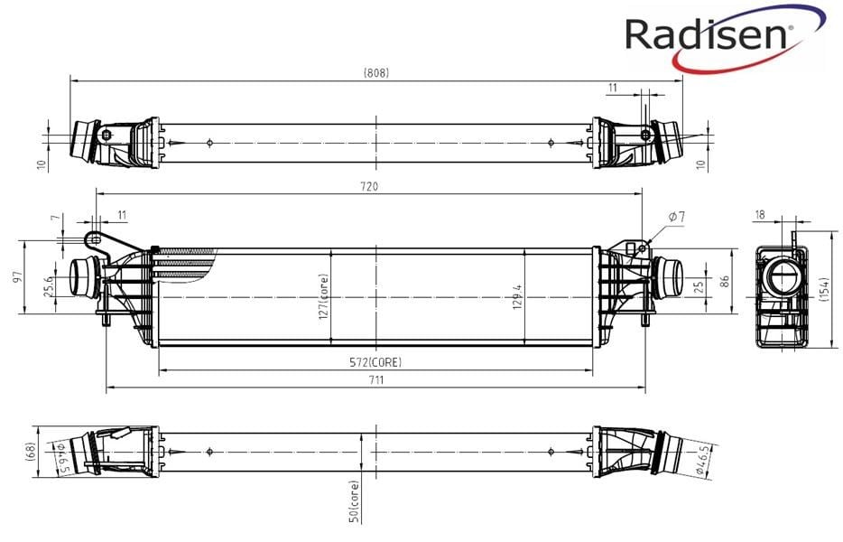 Opel Corsa Intercooler 1.3 CDTI/CDTI Ecotec RADISEN