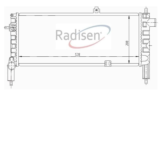 Opel Corsa A Kasa Radyatör 1.2i-1.3i-1.4i Mechanical RADISEN