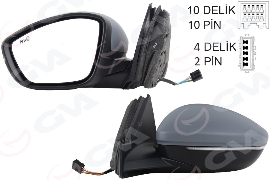 Opel Corsa Sol Dış Dikiz Aynası Elektrikli Katlanabilir Isıtmalı Sinyalli... GVA