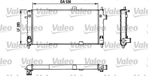 Opel Corsa Radyatör 1.6I VALEO
