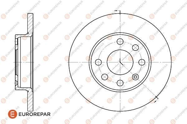 Corsa B Astra F Vectra A Ascona C Combo B Ön Fren Diski Dolu 236x13x4DL EUROREPAR