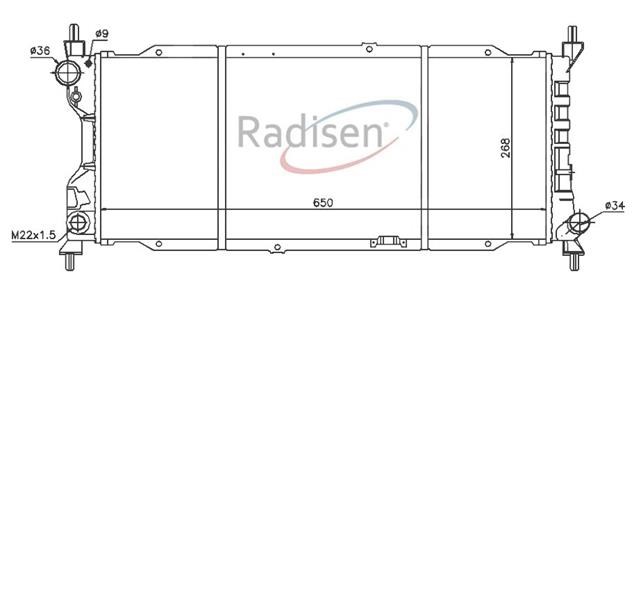 Opel Corsa B Radyatör RADISEN