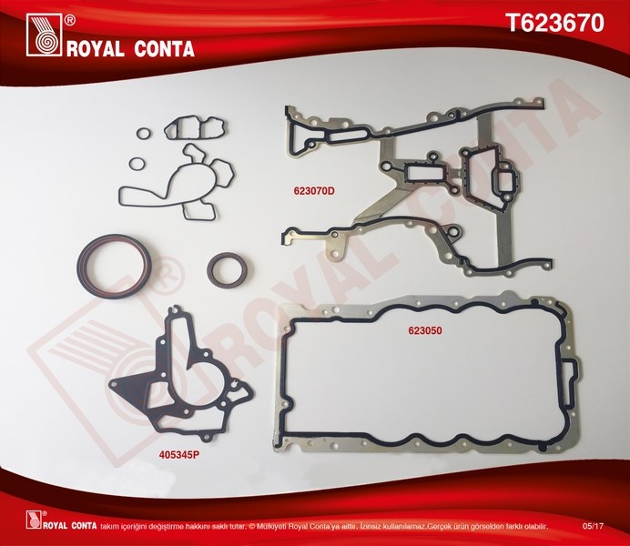 Corsa B Astra G Corsa C Meriva Alt Takım Conta ROYAL