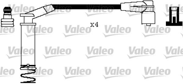 Opel Corsa B Combo B Astra F Vectra A Buji Kablosu 1.2 1.4 1.6 8V VALEO