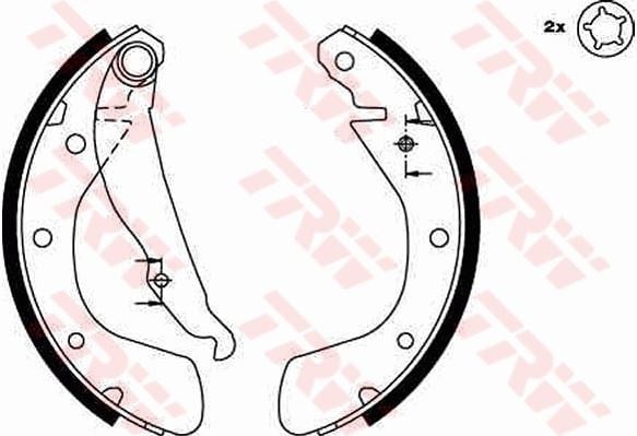 Opel Corsa B Arka Pabuç Balata TRW