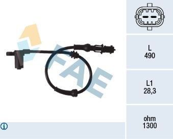 Opel Corsa C ABS Tekerlek Hız Sensörü FAE