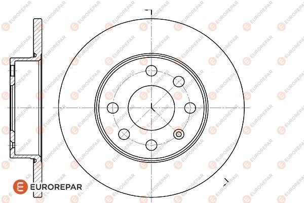 Opel Corsa C Ön Fren Diski 1.0-1.2 16V EUROREPAR