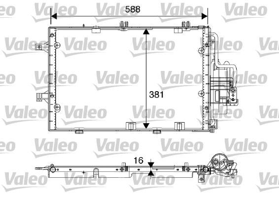 Opel Corsa C Combo C Tigra B Klima Radyatörü VALEO