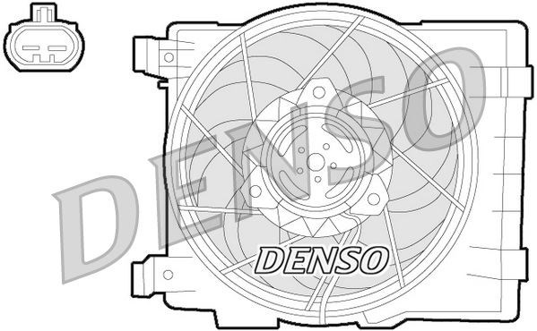 Opel Corsa C Radyatör Fan Motoru DENSO