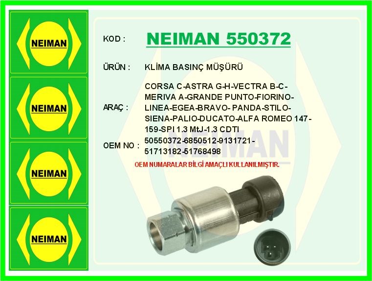 Opel Corsa C Astra G H Vectra B C Meriva A Fiat Grande Punto Fiorino Linea... BESCHER