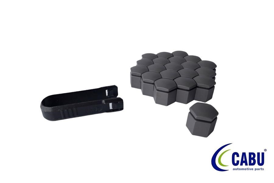 Opel Corsa C Bijon Kapağı Kömür Metalik 17x23mm (20 Adet) CABU