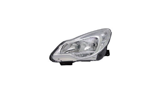 Opel Corsa D Ön Far Elektrikli Motorlu Krom Hatchback Sol TYC