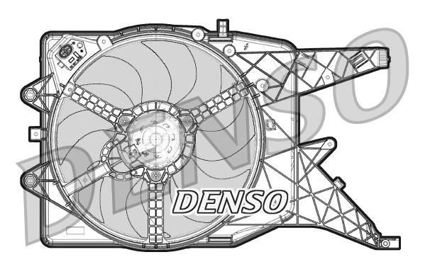 Opel Corsa D Radyatör Fan Motoru DENSO