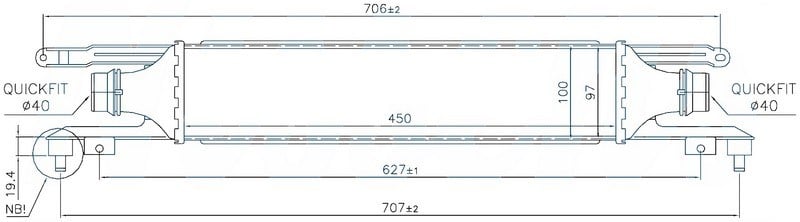 Opel Corsa D Intercooler Brazing 1.3 CDTİ ORIS