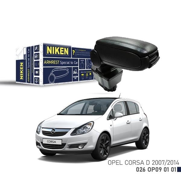 Opel Corsa D Araca Özel Kol Dayama Siyah NIKEN