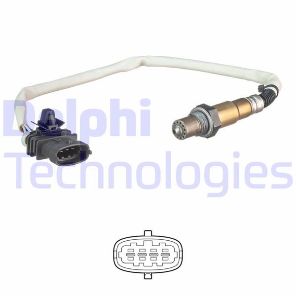 Opel Corsa D Oksijen Sensörü Konum 1 1.0 A10XEP 1.4 NEH-NEL-NET-NEJ DELPHI