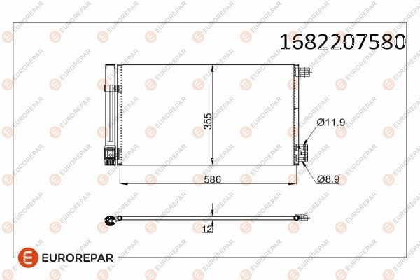 Opel Corsa D Klima Radyatörü Kondenser EUROREPAR