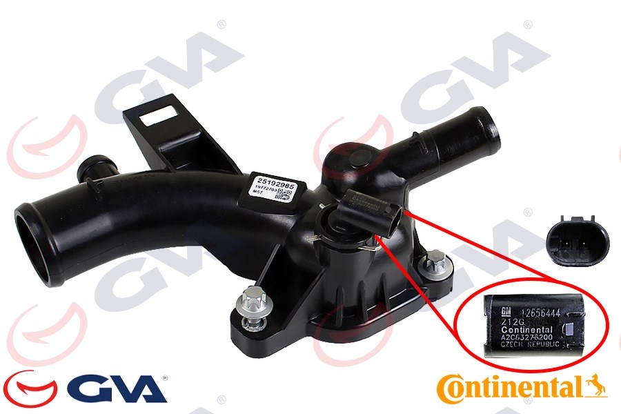Opel Corsa D E Astra J Aveo Termostat Gövdesi Müşürlü GVA
