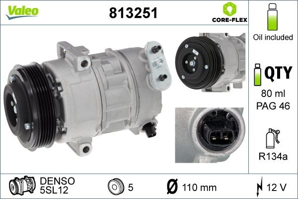 Opel Corsa D-Corsa E-Meriva A S07-X15 Klima Kompresörü VALEO