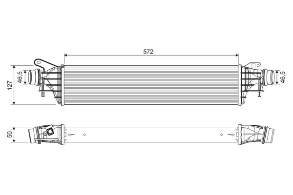 Opel Corsa E Turbo Intercooler Radyatörü VALEO