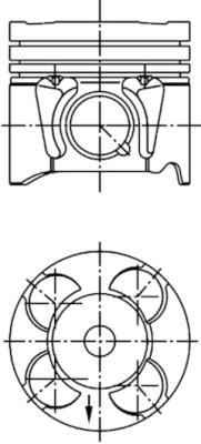 Opel Corsa E Combo Fiat Doblo 1.3 Piston Segman 0.40 69.60mm KOLBEN