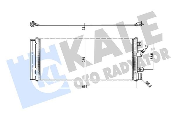 Opel Corsa E Klima Radyatörü Kondensatörü KALE-RADYATOR