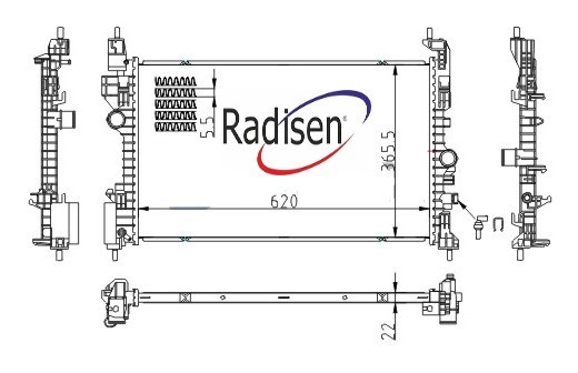 Opel Corsa E Radyatör 1.4 ECOTEC RADISEN