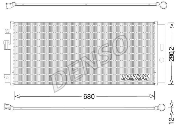 Opel Corsa E Adam Klima Radyatörü Kondenseri DENSO