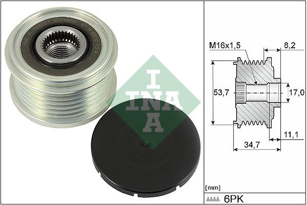 Opel Corsa E Alternatör Kasnağı INA