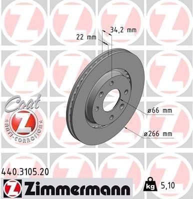 Opel Corsa F Ön Fren Aynası Havalı ZIMMERMANN