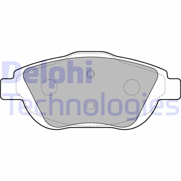 Opel Corsa F Crossland Mokka Ön Fren Balatası [15 İnç 283mm] DELPHI