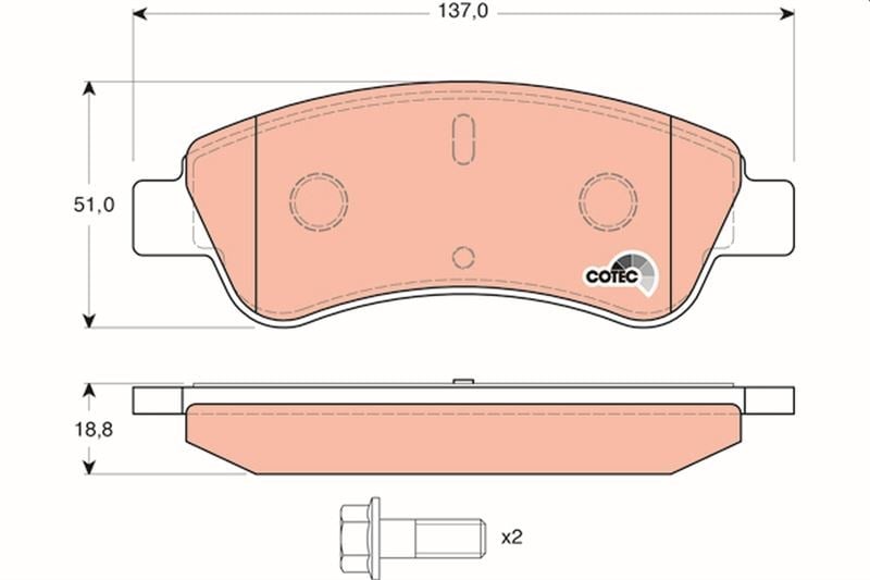 Opel Corsa F Ön Fren Balatası TRW
