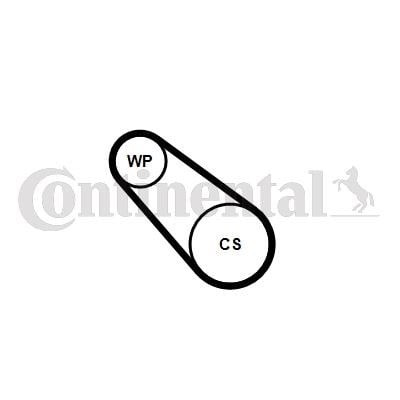 Opel Corsa F 1.2 VTI PureTech Devirdaim Kayış 3PK576 CONTITECH