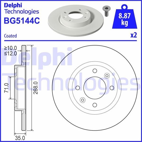 Opel Corsa F Arka Fren Aynası DELPHI