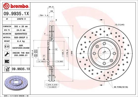 Opel Corsa F Mokka E Peugeot 208 2008 307 3008 Citroen C4 DS3 Delikli Ön... BREMBO