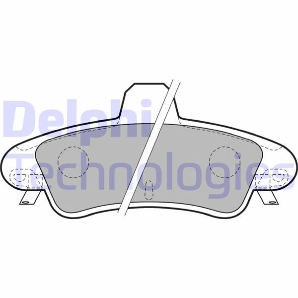 Ford Cougar Arka Fren Balatası DELPHI