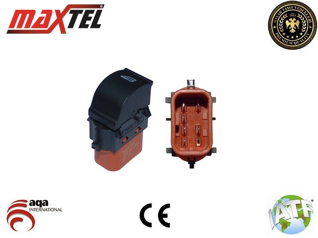 Ford Courier Fiesta Focus 3 Transit Cam Kaldırma Anahtarı Sağ Turuncu MAXTEL