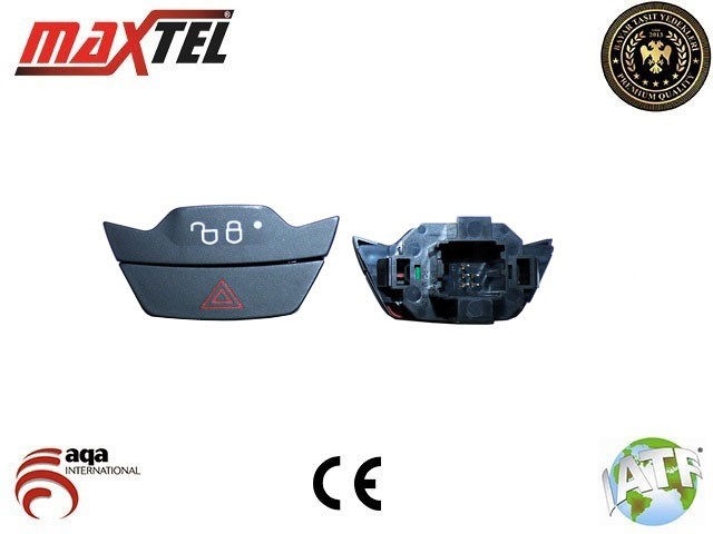 Ford Courier Fiesta Dörtlü Flaşer Kapı Kilit Anahtarı 5 Pin MAXTEL