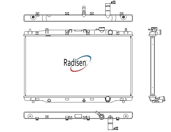Honda CR-V Radyatör 1.6i DTEC Dizel RADISEN