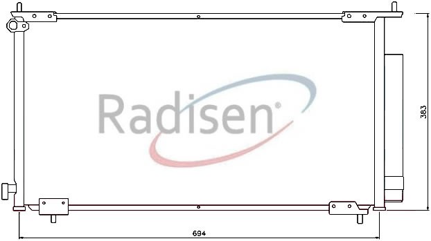 Honda CR-V Klima Radyatörü RADISEN