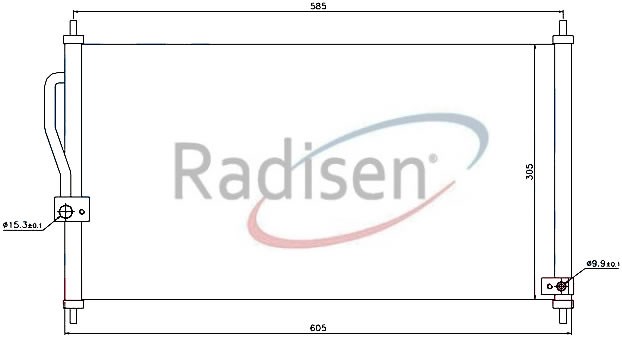 Honda CR-V Klima Radyatörü RADISEN
