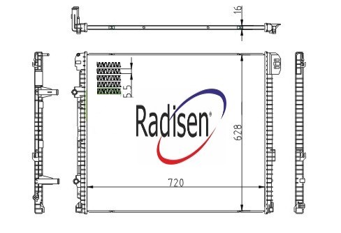 Volkswagen Crafter Radyatör RADISEN