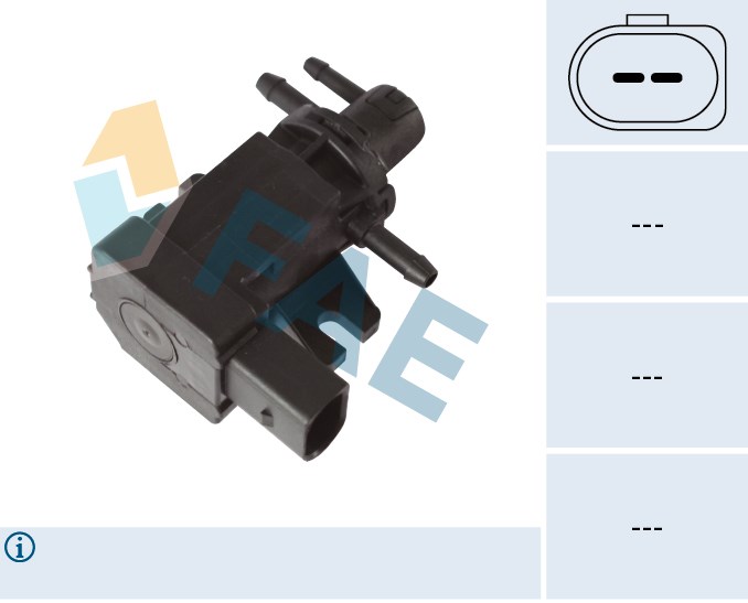 Volkswagen Audi Seat Skoda Basınç Konvertörü Egzoz Turbo Şarj İçin FAE