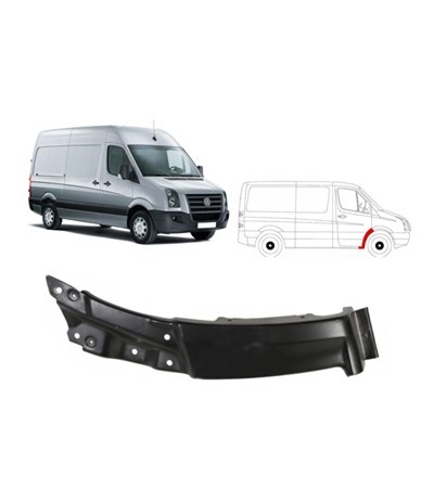 Volkswagen Crafter Çamurluk Alt Sacı Sağ PRO-A