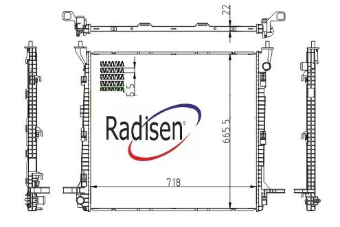 Volkswagen Crafter Radyatör RADISEN